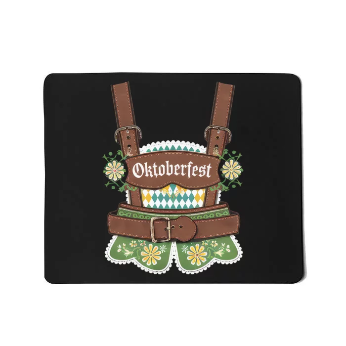 Oktoberfest Festival Lederhosen German Bavarian Outfit Mousepad