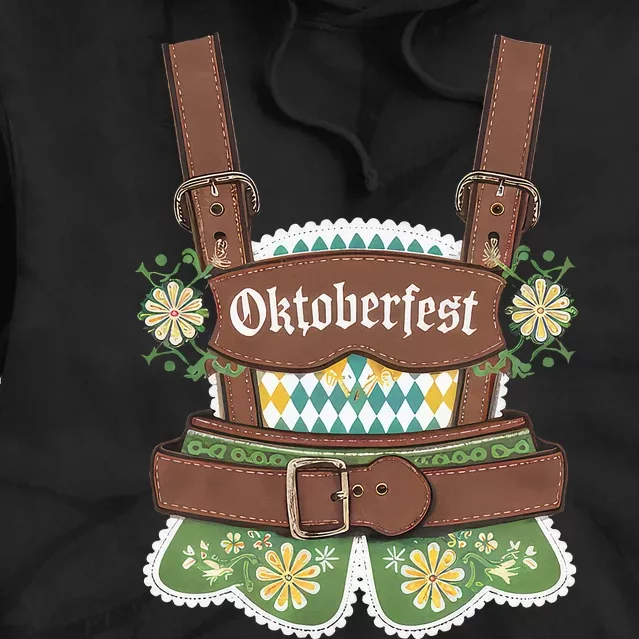 Oktoberfest Festival Lederhosen German Bavarian Outfit Tie Dye Hoodie