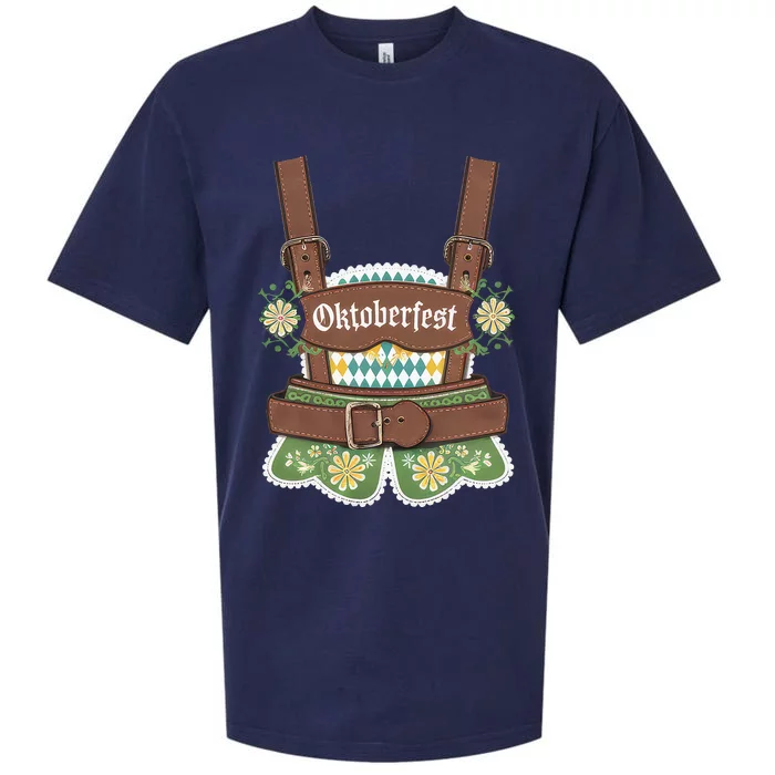 Oktoberfest Festival Lederhosen German Bavarian Outfit Sueded Cloud Jersey T-Shirt