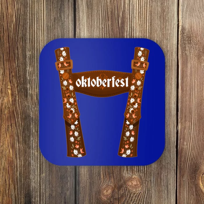 Oktoberfest Floral Lederhosen Coaster