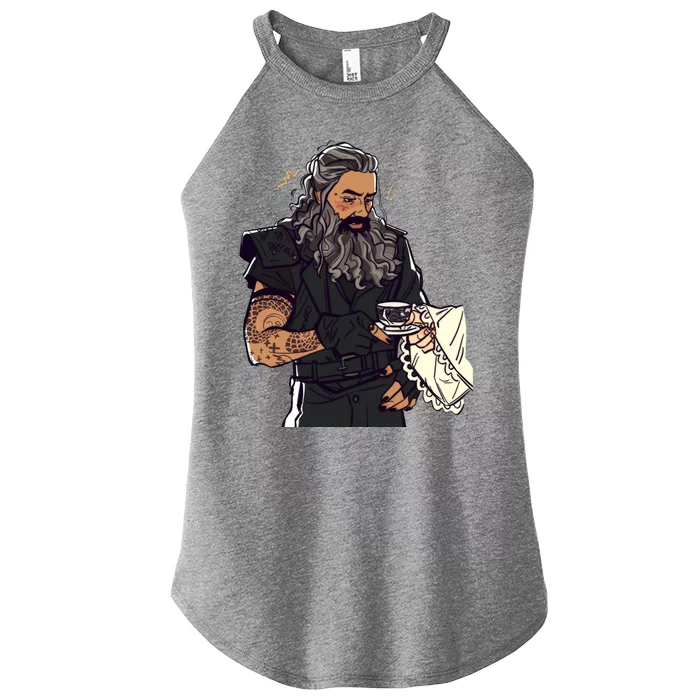 Our Flag Means Death Blackbeard's Lucius Taika Waititi Women’s Perfect Tri Rocker Tank