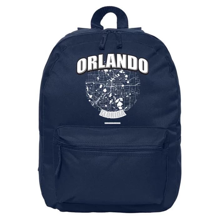 Orlando Florida Map 16 in Basic Backpack