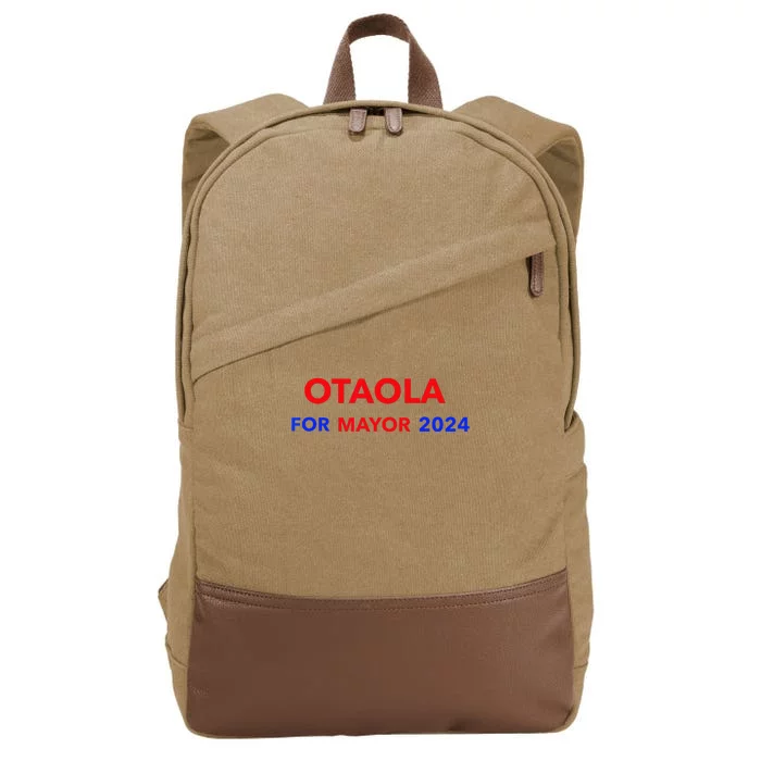 Otaola For Mayor 2024 Otaola Alcalde Miami 2024 Cotton Canvas Backpack