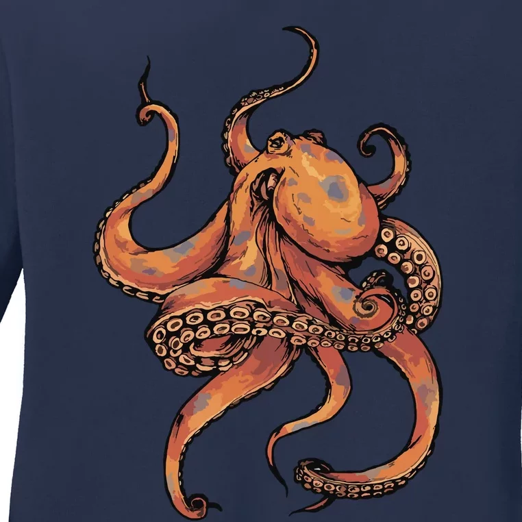 Octopus For Men Women Boy Girl Ladies Long Sleeve Shirt