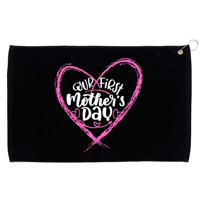 Our First Mothers Day Grommeted Golf Towel