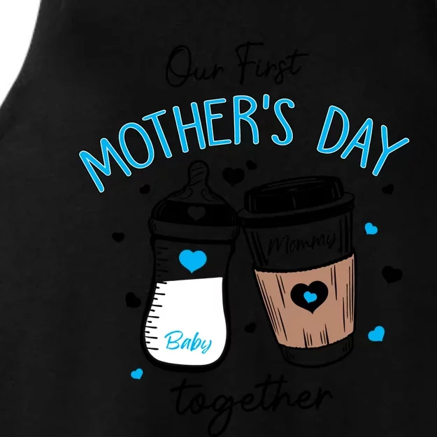 Our First Mothers Day Together Ladies Tri-Blend Wicking Tank