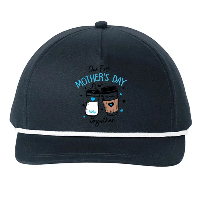 Our First Mothers Day Together Snapback Five-Panel Rope Hat