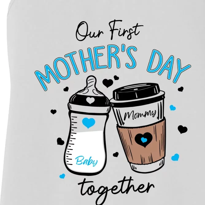 Our First Mothers Day Together Women's Racerback Tank