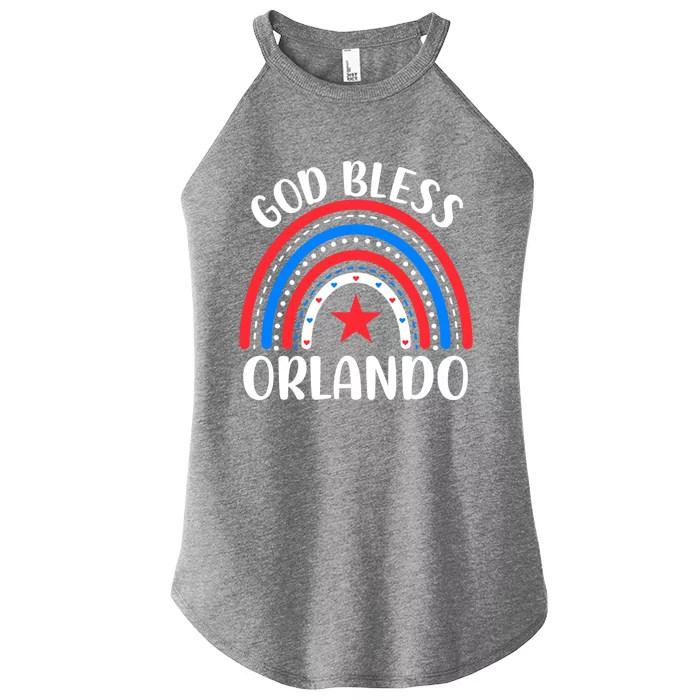 Orlando Florida Meaningful Gift I Love Orlando Florida Usa Gift Women’s Perfect Tri Rocker Tank