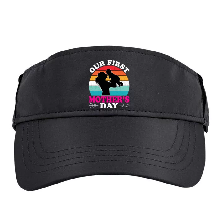 Our First MotherS Day Celebration Graphic Adult Drive Performance Visor