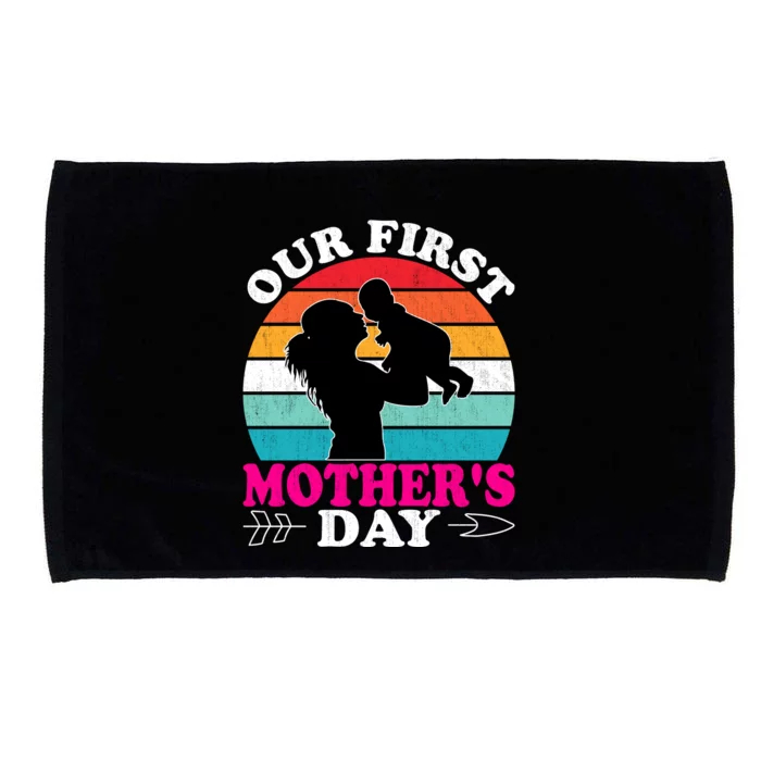 Our First MotherS Day Celebration Graphic Microfiber Hand Towel