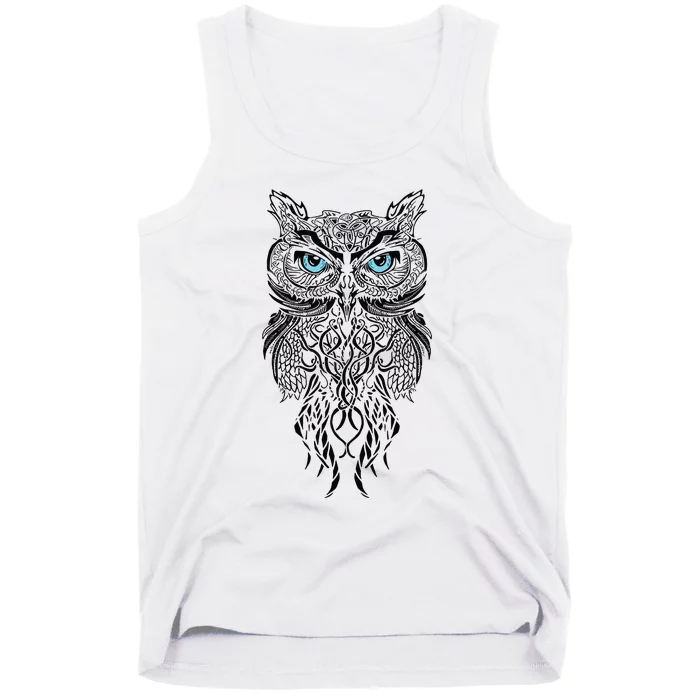 Owl Fans Owl Art Tank Top