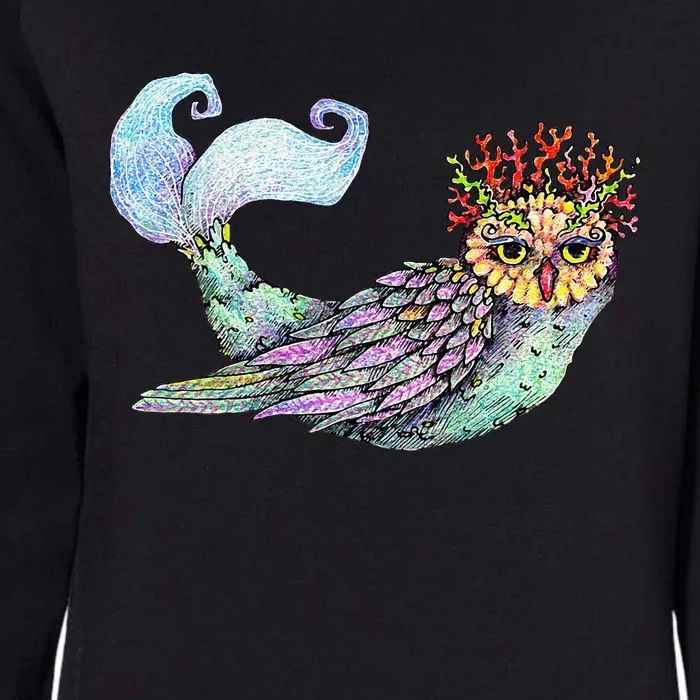 Owl Fairy Owl Art Owl Lover Owl Womens California Wash Sweatshirt