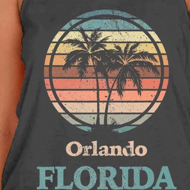 Orlando Florida Women's Knotted Racerback Tank