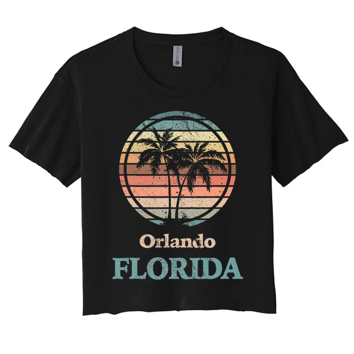 Orlando Florida Women's Crop Top Tee