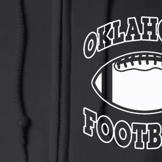 Oklahoma Football Full Zip Hoodie