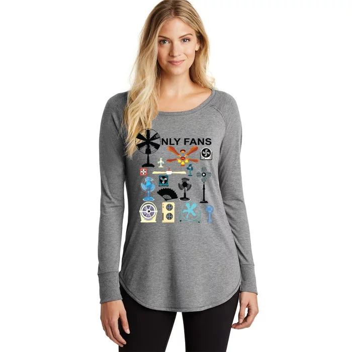 Only Fans Women's Perfect Tri Tunic Long Sleeve Shirt