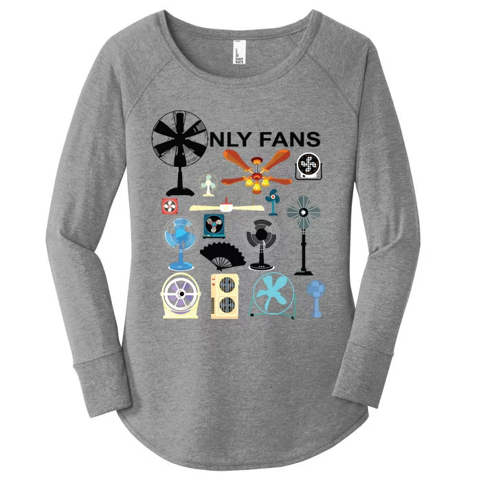 Only Fans Women's Perfect Tri Tunic Long Sleeve Shirt