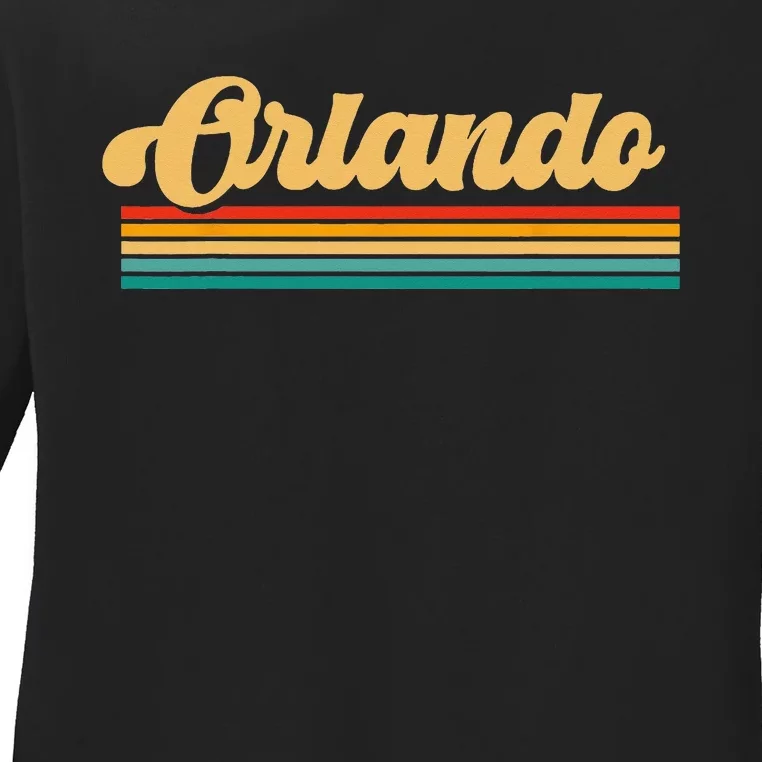 Orlando Florida Ladies Long Sleeve Shirt