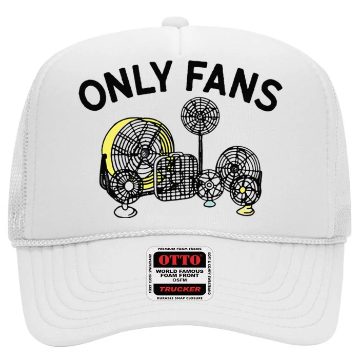 Only Fans High Crown Mesh Trucker Hat