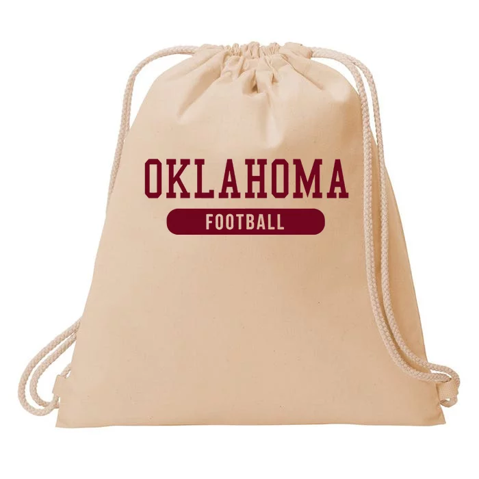 Oklahoma Football Drawstring Bag