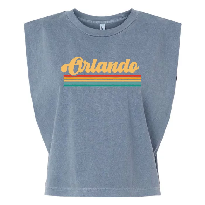 Orlando Florida Garment-Dyed Women's Muscle Tee