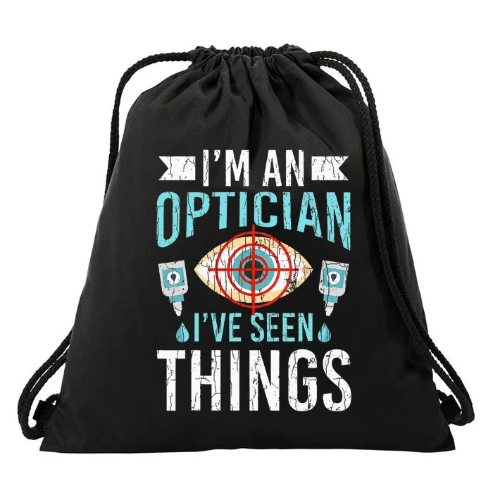 Optician Funny Ophthalmology Optometry Drawstring Bag