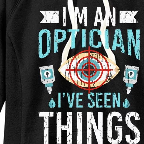 Optician Funny Ophthalmology Optometry Women's Fleece Hoodie