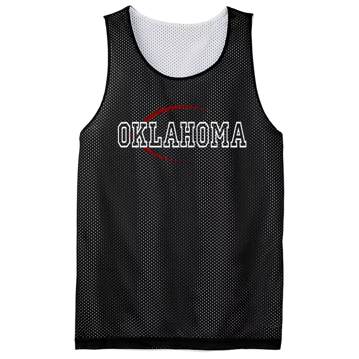 Oklahoma Football Mesh Reversible Basketball Jersey Tank