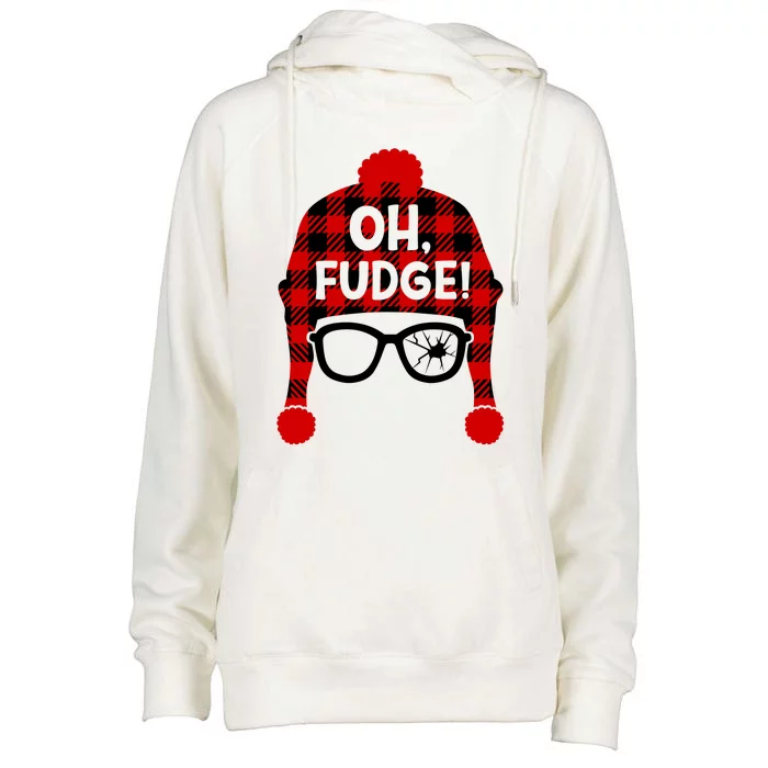 Oh Fudge Womens Funnel Neck Pullover Hood