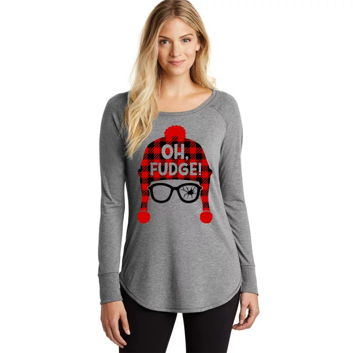 Oh Fudge Women's Perfect Tri Tunic Long Sleeve Shirt