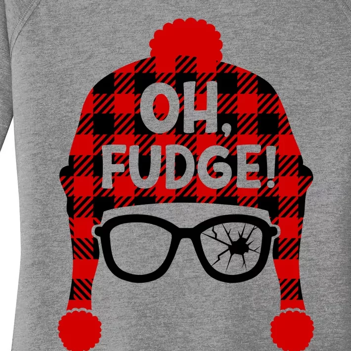 Oh Fudge Women's Perfect Tri Tunic Long Sleeve Shirt