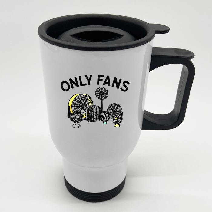 Only Fans Front & Back Stainless Steel Travel Mug