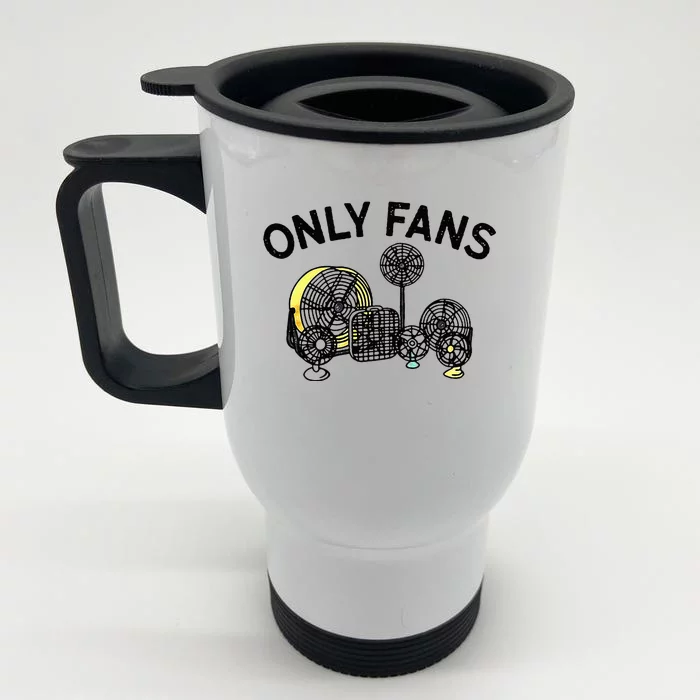 Only Fans Front & Back Stainless Steel Travel Mug