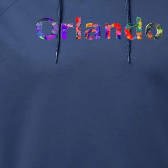 Orlando Floral Power Performance Fleece Hoodie