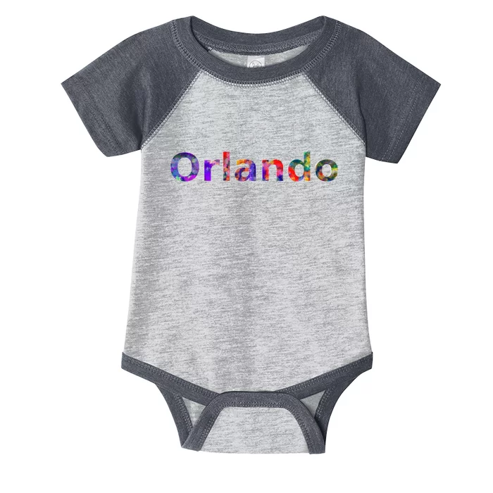 Orlando Floral Power Infant Baby Jersey Bodysuit