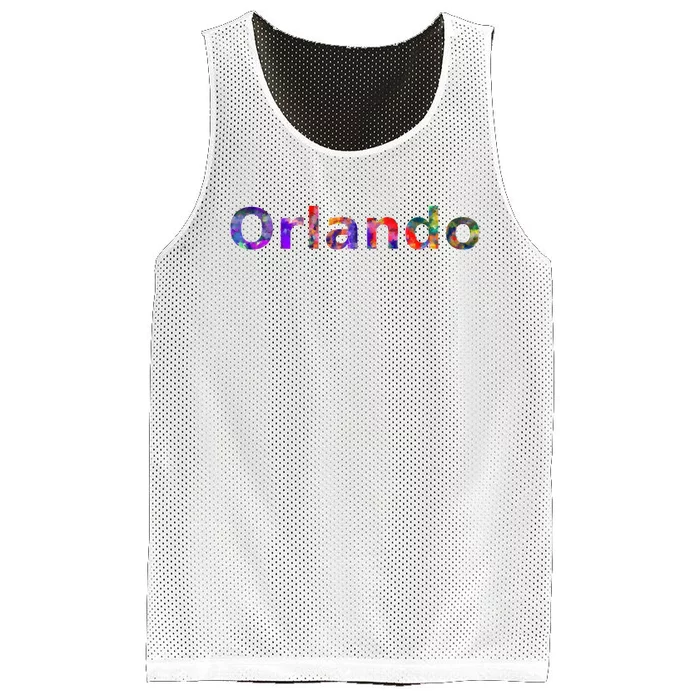 Orlando Floral Power Mesh Reversible Basketball Jersey Tank