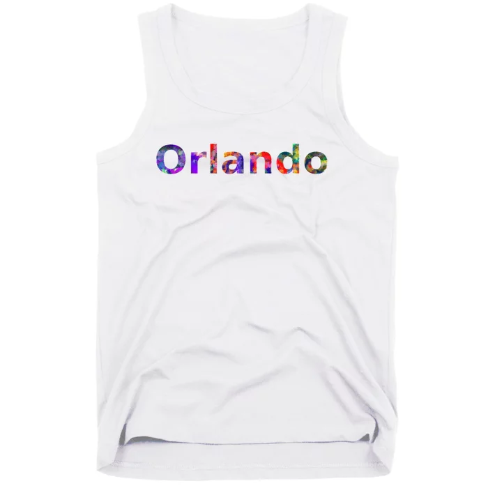 Orlando Floral Power Tank Top