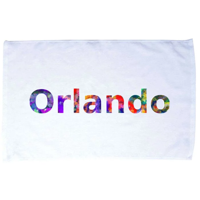 Orlando Floral Power Microfiber Hand Towel