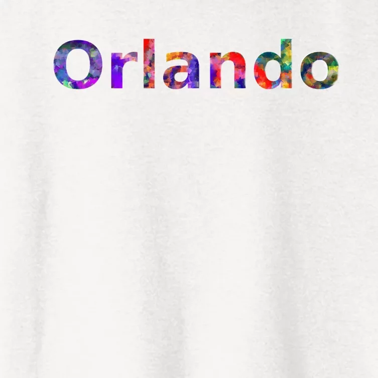 Orlando Floral Power Women's Crop Top Tee