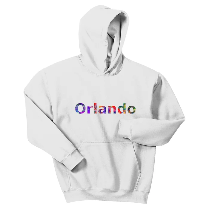 Orlando Floral Power Kids Hoodie