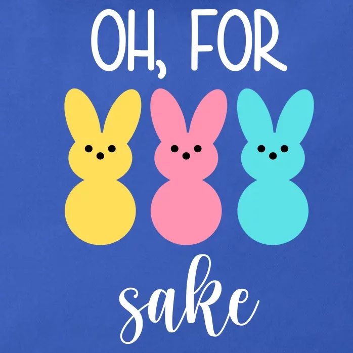 Oh For Peeps Sake Easter Funny Cute Zip Tote Bag