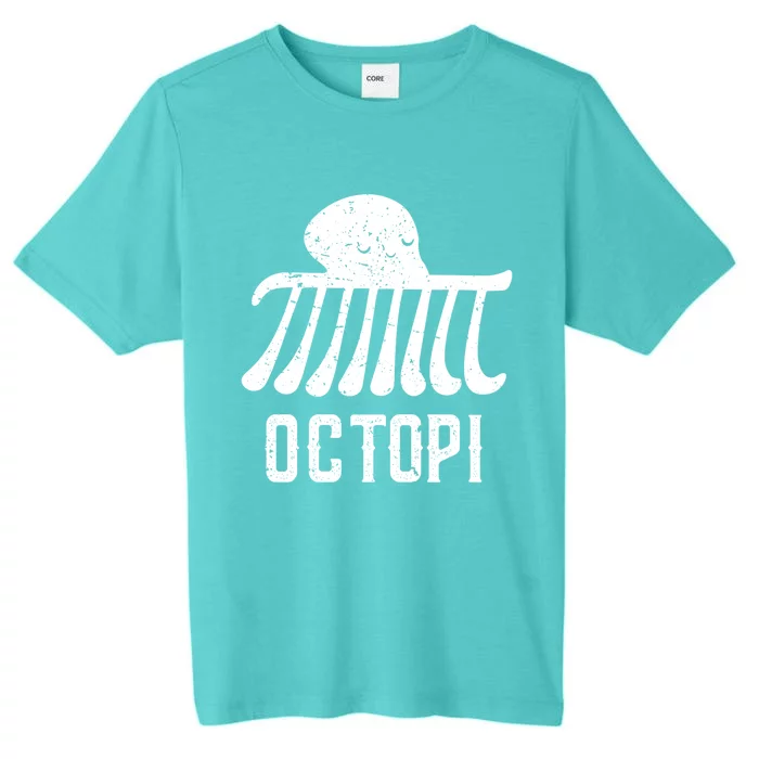 Octopi Funny Pi Octopus Math Geek Funny Gift Pi Day Gift ChromaSoft Performance T-Shirt