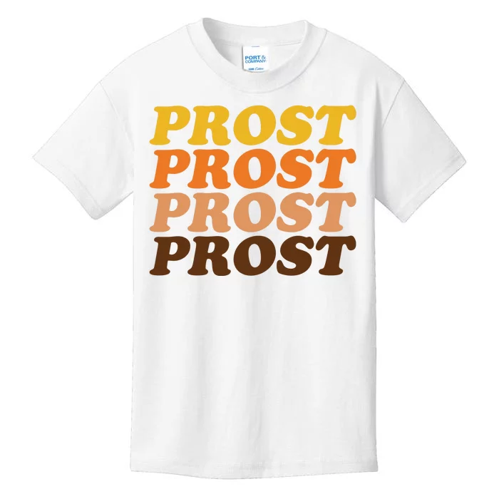 Oktoberfest Funny Prost Kids T-Shirt