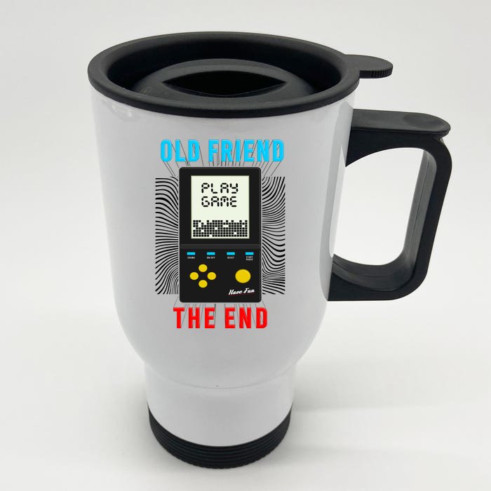 Old Friend Play Game The End Front & Back Stainless Steel Travel Mug