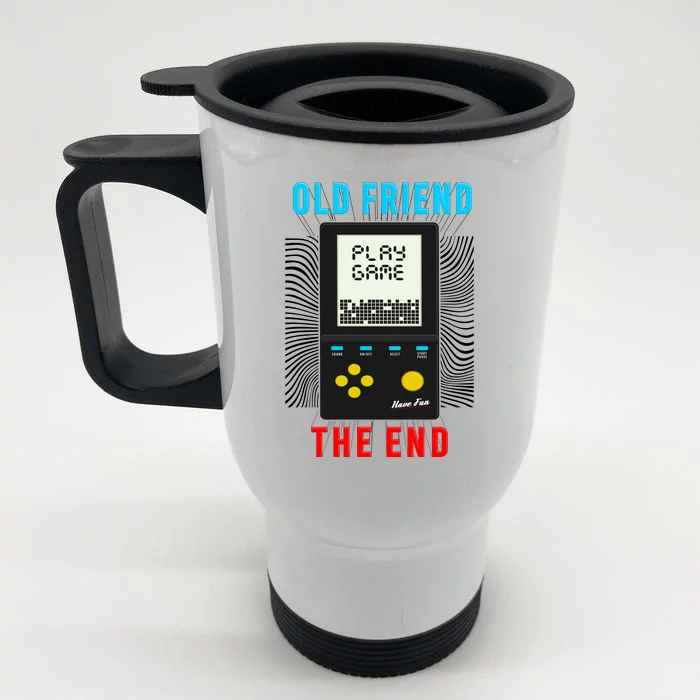 Old Friend Play Game The End Front & Back Stainless Steel Travel Mug