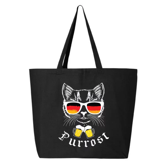 Oktoberfest Funny Prost Pun Purrost Cat 25L Jumbo Tote