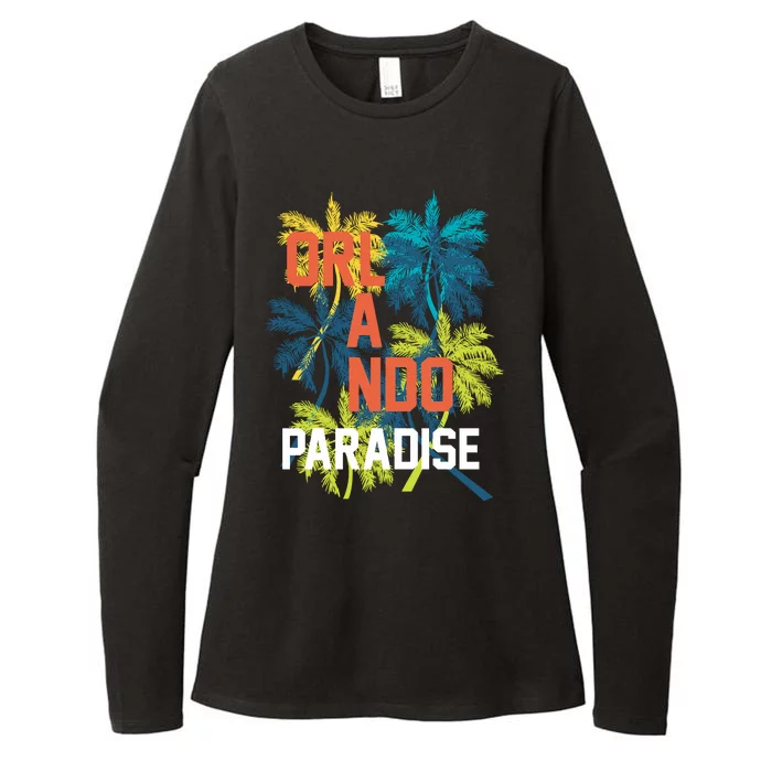 Orlando Florida Paradise Womens CVC Long Sleeve Shirt