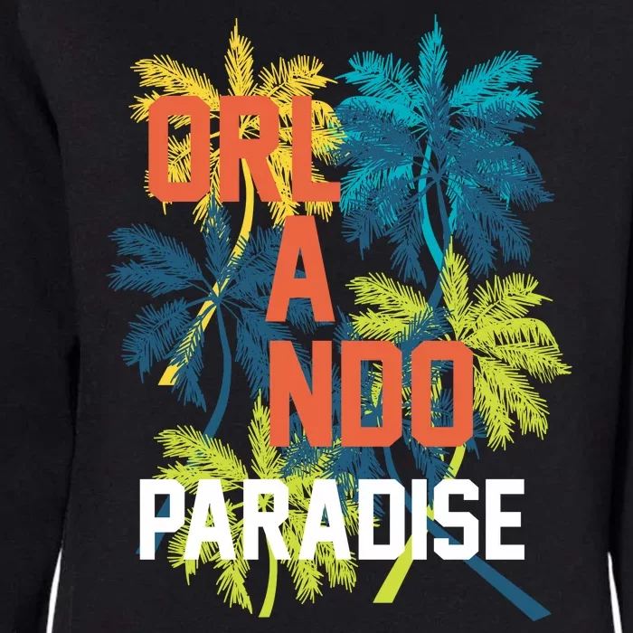 Orlando Florida Paradise Womens California Wash Sweatshirt