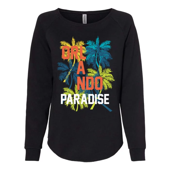 Orlando Florida Paradise Womens California Wash Sweatshirt